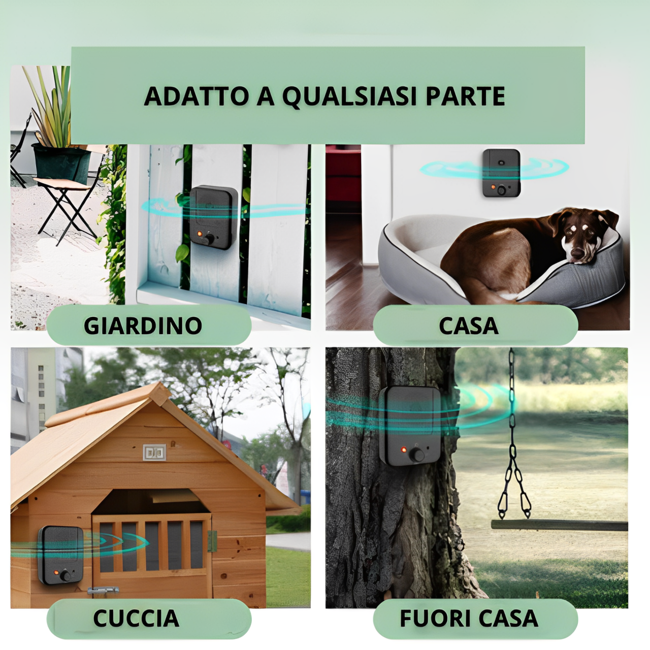 Ultrasuoni Vinovo Anti-abbaio per Cani